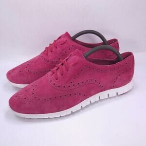 Cole Haan ZeroGrand Lace Up Casual Oxford Shoe Womens Size 11 W00146 Pink